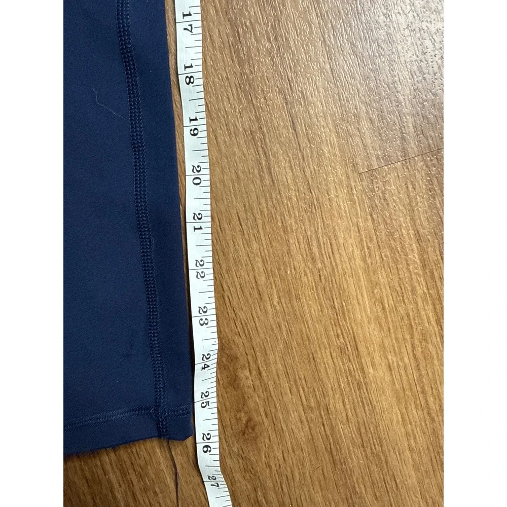 American‎ Eagle Womens High Rise Pocket Leggings Navy Blue Athletic Yoga Small S - Picture 4 of 6